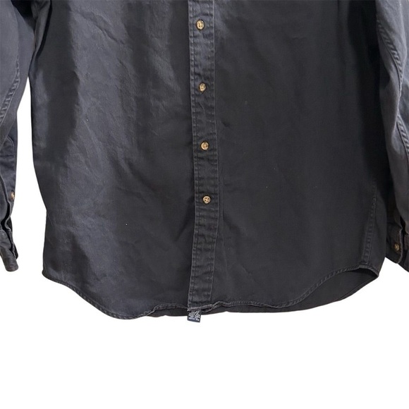 Polo Ralph Lauren Men's Navy Blue Long Sleeve Collared Shirt XL Vintage - Picture 2 of 9